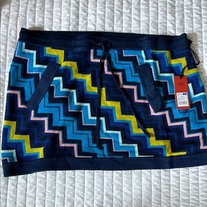 Missoni Blue and Yellow Chevron Knit